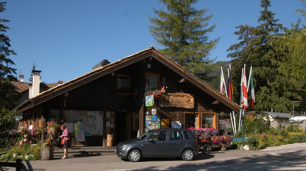 Camping Catinaccio Rosengarten Pozza di Fassa Exteriör bild